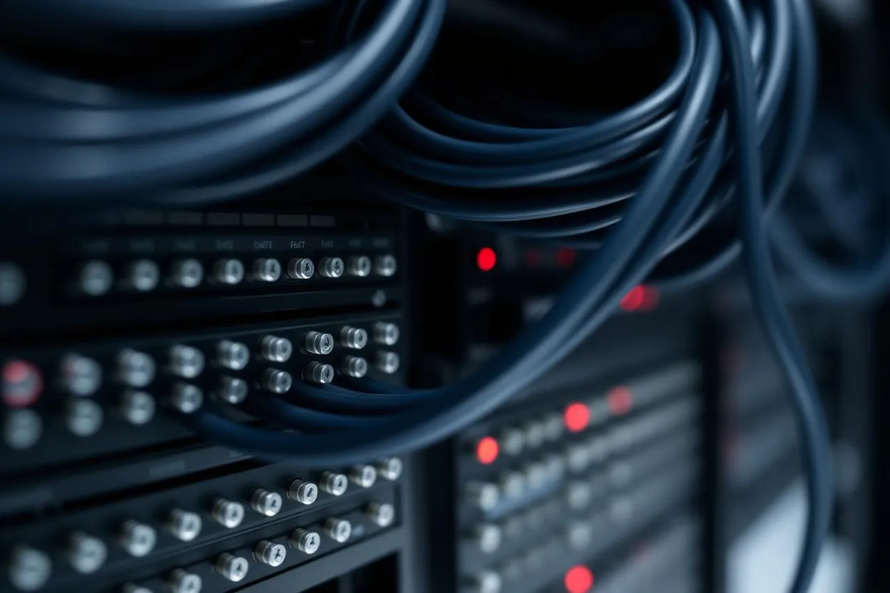 Enterprise network cabling and switching equipment