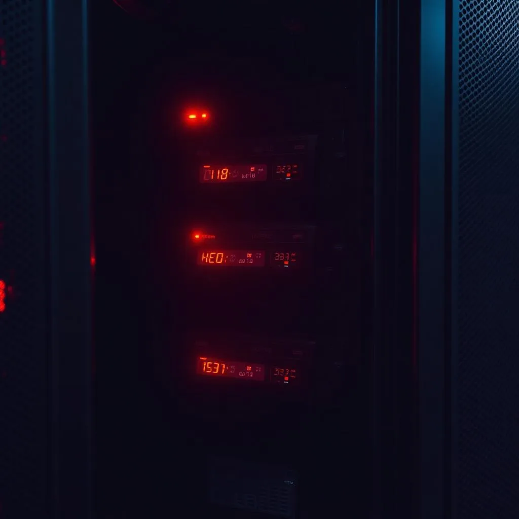Rack-mounted UPS power protection units with status displays
